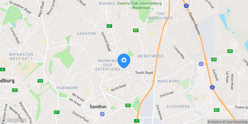 Map showing property location