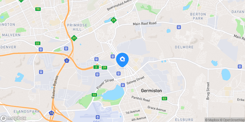 Map showing property location